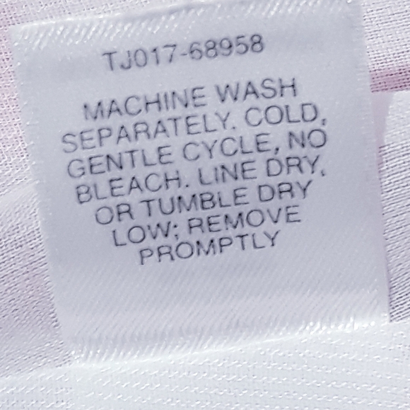 Pendleton Cotton Midi Dress Pink on White Sleeveless Wrap Lined Size 8 - Picture 10 of 16